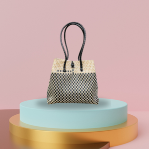 2024 Vintage fourre-tout sac à main plus grand Premium femmes sac à main matière plastique recyclée écologique dans le tissage de l'Indonésie - Product Image 1