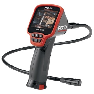 RIDGID Micro CA-150 3.5\" Inspection <b>Camera</b> <b>Battery</b>-Powered with 320 X 240 17 mm LED 4 Cable Length 900 Mm-Power Tool Accessory - Product Image 1