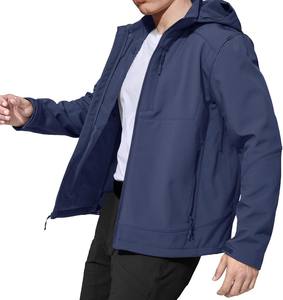 Chaqueta Softshell para hombre de alta calidad, ligera, impermeable, a prueba de viento, ecológica, con capucha, invierno, ajuste cómodo, frente al aire libre - Product Image 1
