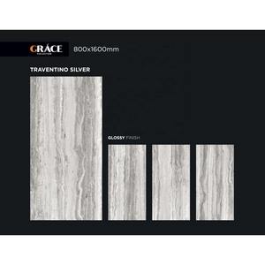 Stonelia Crema 800x1600mm Carreaux de porcelaine brillants pour sol en marbre - Product Image 4