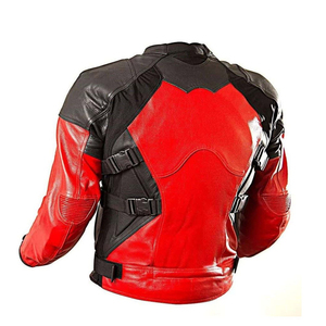 Men's % <b>Real</b> <b>Leather</b> Windproof Winter Motorbike <b>Jacket</b> Waterproof & Breathable US Sizes OEM Customizable - Product Image 2