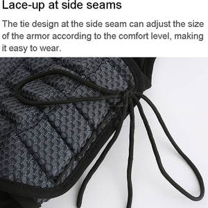 Chaleco ecuestre de ajuste ajustable para jinetes de caballo Nylon transpirable con acolchado suave para jinetes - Product Image 6