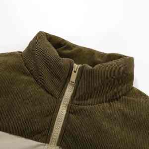 Chaqueta de Invierno para Hombre, Cuello Alto, Logotipo Frontal, Cálida, Gruesa, Acolchada de Algodón, con Capucha, Casual, Cortavientos, Talla Grande, Color Sólido - Product Image 4