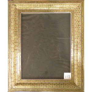 Obra de arte de marquetería Khatam hecha a mano, lista para colgar, para decoración de pared del hogar, 10 x 12, Abckhm105 - Product Image 1