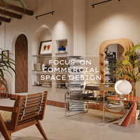 Aménagement Intérieur de Magasin, Décoration de Café Commercial, Rendu 3D Personnalisé, Dessin de Construction, Agencement de Magasin de Détail, Restaurant, Bureau