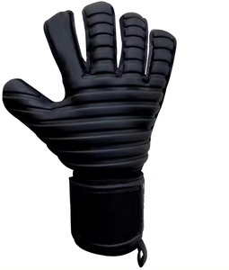 Guantes de portero de fútbol con estampado de logotipo profesional Guantes de portero de entrenamiento de cuero PU de alta calidad a la venta - Product Image 5