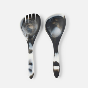 Servidor de ensalada de cuerno de búfalo Accesorios para el hogar Cuchara y tenedor para artículos de catering a costos razonables - Product Image 3