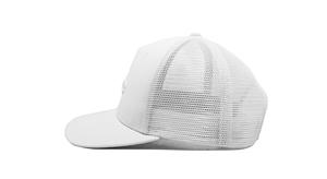 Vente en gros de chapeaux de camionneur blancs avec logo 3D personnalisé Casquette de golf réglable à 5 panneaux pour hommes, élégants, à la mode pour les scènes extérieures décontractées - Product Image 3
