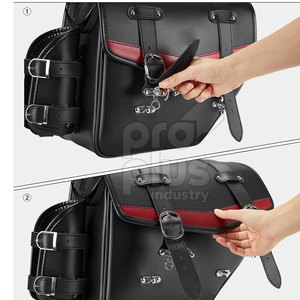 Sacs de selle en cuir véritable - PROPLUS INDUSTRY PI-LSB-1904, fabrication artisanale de haute qualité, rangement personnalisé pour la randonnée à cheval - Product Image 2