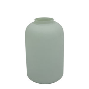 Florero redondo de hierro, Color negro mate muerto, florero de Metal para mesa y decoración de boda - Product Image 3