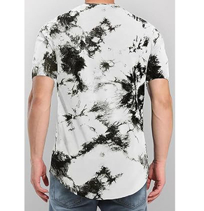เสื้อยืดผู้ชายแขนสั้นผ้าคอตตอนเนื้อ100% พิมพ์ลายตามสั่งน้ำหนักมากทรงหลวมสไตล์สตรีท - Product Image 3