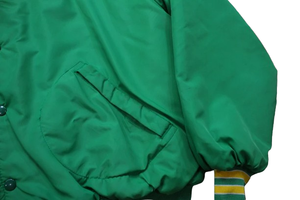 Vente en Gros 2025 Hommes Oversize Personnalisé Satin Varsity Brodé Col Rabattu Femme Veste - Product Image 4