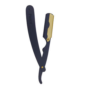 Rasoir de barbier pliant pour barbe, outil de rasage manuel en acier inoxydable, rasoir de sécurité à bord droit fabriqué par Pissco Pakistan - Product Image 3