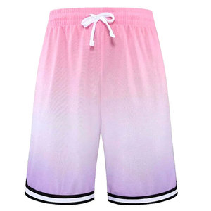 Vente en gros de shorts de basketball en maille avec logo personnalisé à séchage rapide pour le sport et la course à pied à la mode avec poche shorts de gymnastique pour hommes - Product Image 1