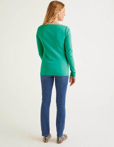 Camiseta de manga larga con cuello redondo al por mayor para mujer, camiseta informal gruesa de manga larga elástica alta, transpirable y de la mejor calidad - Product Image 2