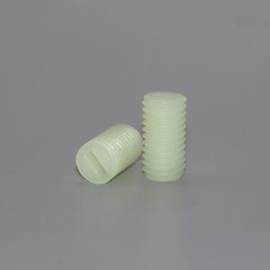 Fabrikant Direct Nylon PA66 Koploze Stelschroeven M3 - M12 Wit en Zwart DIN916 Kunststof Boutjes - Product Image 2