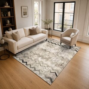 <b>RUGS</b> DEPOT LXDP-0573 Wholesale Multicolor Neutral Traditional Oriental Digital Printed Machine Washable <b>Chenille</b> <b>Rug</b> Non Slip - Product Image 2