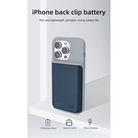 Paket Baterai Portabel Antarmuka USB Tipe C Universal Desain Ramping Pengisian Daya Nirkabel Kapasitas Tinggi Pengisian Cepat Protektif