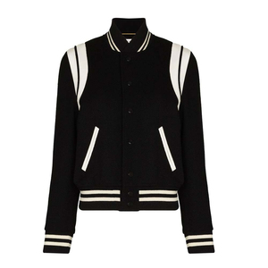 แจ็กเก็ตสตรีเสื้อแจ็กเก็ตเบสบอลสำหรับฤดูหนาวโลโก้ตามสั่ง - Product Image 4