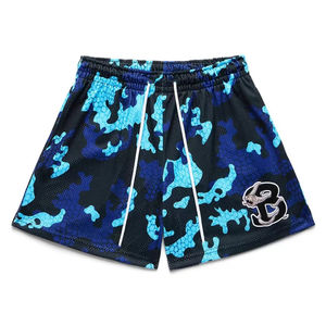 Vente en gros de short en maille de basket-ball d'été respirant et personnalisé design imprimé par sublimation vêtements de sport short pour hommes - Product Image 2