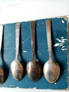 Juego de cucharas con acabado de cobre de Estilo Vintage clásico Diseño atemporal Ideal para bodas, fiestas y cenas formales de la India - Product Image 4