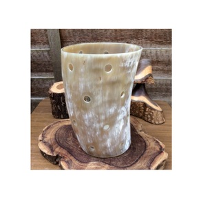 Vase à fleurs en corne avec décoration de table vintage unique Design pièce au design unique avec forme ronde au meilleur prix - Product Image 6