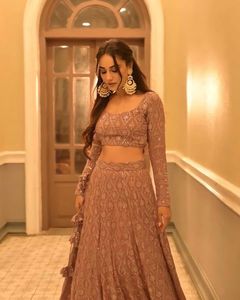 Lehenga choli ชุดบอลวินเทจ9มม. สำหรับผู้หญิงชุดปักลวดลายสวยงาม - Product Image 4