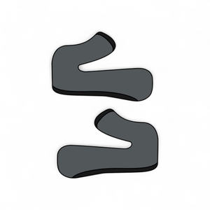 Accesorios para Casco Airoh St.501, Almohadillas Laterales Derecha e Izquierda de 20 mm para Motocicletas Talla L - Product Image 1