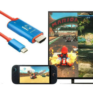 สายโคแอกเชียล HD สำหรับ HDMI Switch 2 ชุบทอง 1 เมตร สายโปรเจคเตอร์ สำหรับโปรเจคเตอร์ เสียง วิดีโอ HDTV จอคอมพิวเตอร์ 8K 60Hz สายถัก PVC - Product Image 1