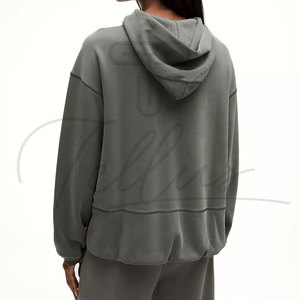 Sudadera con Capucha para Mujer al por Mayor a Bajo Precio, Opción de Logotipo Personalizado, 100% Algodón Felpa, Precio Razonable - Product Image 2