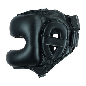 Protège-tête de boxe réglable en cuir véritable - MUKKA SPORTS MS-HG-30 - Impression personnalisée - Protection écologique - Fabriqué en usine pour - Product Image 2