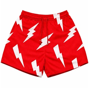 Pantalones Cortos Deportivos para Hombre de Alta Calidad, Sólidos, Elásticos en 4 Direcciones, de Secado Rápido, Transpirables, Ecológicos, Antiarrugas, 100% Poliéster, Cintura Media Elástica - Product Image 3
