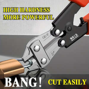 Cortacadenas Multifuncional de 20.32cm, Tijeras para Cortar Alambre, Alicates Ahorradores de Esfuerzo, Cortacadenas, Herramienta Multiusos Práctica - Product Image 5