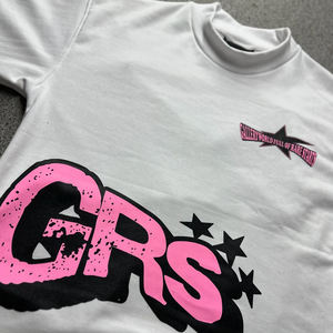 Camiseta Estampada de Estilo Urbano Extra Grande para Hombre al por Mayor, 220 Gramos, 100% Algodón Terry, Serigrafía - Product Image 4