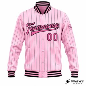 Custom Varsity Jacket Unisex Wool Blend Body Faux Leather Sleeves Embroidered Team Letterman <b>Coat</b> - Product Image 2