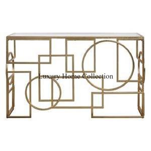 Design floral dernière arrivée métal Table d'appoint et Table console Rectangle forme fer fait multicolore poudre enduit fournitures - Product Image 4