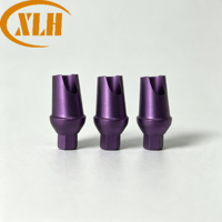 Composants d'implants dentaires en titane personnalisés, pièces usinées avec précision CNC, usine OEM/ODM Guangdong