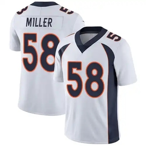 Boş <span class=keywords><strong>Rugby</strong></span> gömlek 3 Russell Wilson 2 Patrick Srutain II 33 Javonte Williams özel amerikan futbol topu <span class=keywords><strong>Denver</strong></span> <span class=keywords><strong>Broncos</strong></span> Jersey