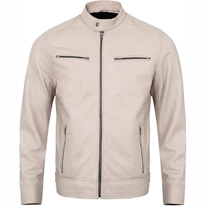 Nuevo 2025 mejor venta de calidad única personalizada chaqueta de piel de oveja chaqueta de cuero de alta calidad - Product Image 2