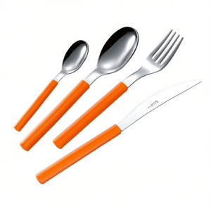 You&Me SKY Arancio YM24SK 21 Eme Juego de 24 Piezas de Cubertería de Acero Inoxidable Color Naranja - Product Image 2