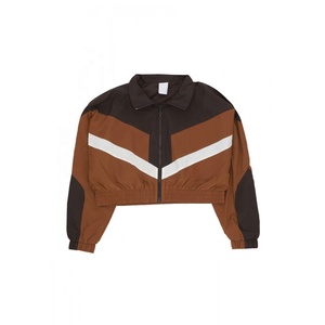 Chaqueta Cortavientos de Nailon de Alta Calidad 100% Transpirable con Cremallera para Mujer, Chaqueta Ligera de Nailon para Correr al Aire Libre - Product Image 1