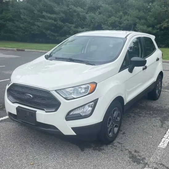 2020 Ford EcoSport S 4dr Crossover Transmissão Automática 6-Speed Drive Train FWD Cor Exterior Fora Branco carro usado para sael