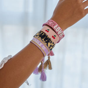 J & D braccialetto con lettere intrecciate in corda dolce e fredda bracciale regolabile gioielli alla moda bracciale - Product Image 4