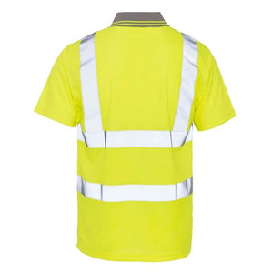 Camisa de Seguridad de Alta Visibilidad Unisex Hecha en Pakistán, Camisas de Seguridad para Hombre con Cinta Reflectante, Ropa de Trabajo, Camisetas Polo de Seguridad - Product Image 2