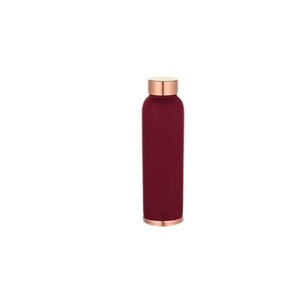 Set Of 2 Pure Copper <b>Water</b> <b>Bottle</b> <b>With</b> <b>Handle</b> Hammered & Plain Finish Unlined & Uncoated Leak-Proof For Ayurvedic Health Benefit - Product Image 3
