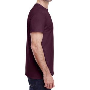 Camiseta deportiva de Color sólido para hombre, camiseta de entrenamiento transpirable ajustada para gimnasio, correr, deportes, ropa deportiva, camiseta de verano - Product Image 2