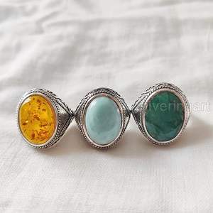 Wholesale <b>Mens</b> <b>Ring</b> Natural Tourmaline <b>Ruby</b> Lapis Onyx Rutile Garnet Gemstone Turkish <b>Ring</b> Jewelry 925 Sterling Silver <b>Ring</b> - Product Image 2