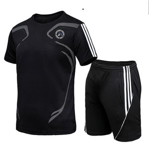 Summer Casual <b>Short</b> Sleeve <b>T</b>-<b>Shirt</b> <b>Shorts</b> Outfits Jogging Suit Two Piece <b>Short</b> <b>Set</b> <b>Men</b> <b>Sets</b> Made in Pakistan - Product Image 1