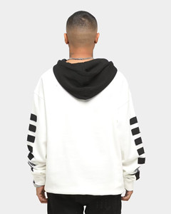 2024 Pull élégant à capuche en polaire à rayures larges pour hommes pour toutes les saisons - Product Image 4