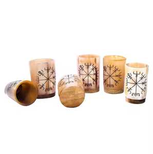 Vaso de Cuerno Clásico para Bebidas, Estilo Vikingo, Brillo Suave, Perfecto para Bar y Hogar, Vaso de Cuerno Ecológico para Bebidas - Product Image 5
